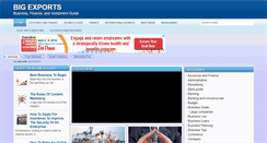 Desktop Screenshot of bigexports.com